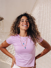 Load image into Gallery viewer, Lilac Short Sleeves