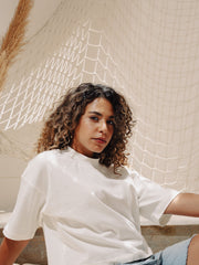 Load image into Gallery viewer, Off White Crop Oversized