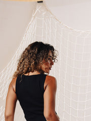 Load image into Gallery viewer, Black Rib Body Tank