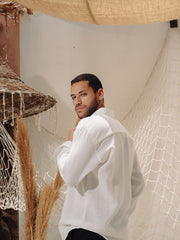 Load image into Gallery viewer, White Linen Shirt