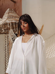 Load image into Gallery viewer, White Linen Shirt