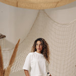 Load image into Gallery viewer, Off White Crop Oversized
