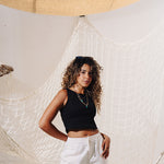 Load image into Gallery viewer, Black Rib Body Tank
