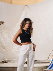 Load image into Gallery viewer, Black Rib Body Tank
