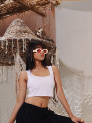 Load image into Gallery viewer, White Crop Top
