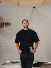 Load image into Gallery viewer, R-Character Black T-Shirt
