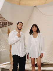 Load image into Gallery viewer, White Linen Shirt
