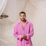 Load image into Gallery viewer, Orchid Men Linen Shirt
