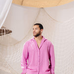Load image into Gallery viewer, Orchid Men Linen Shirt
