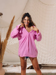 Load image into Gallery viewer, Orchid Women Linen Shirt
